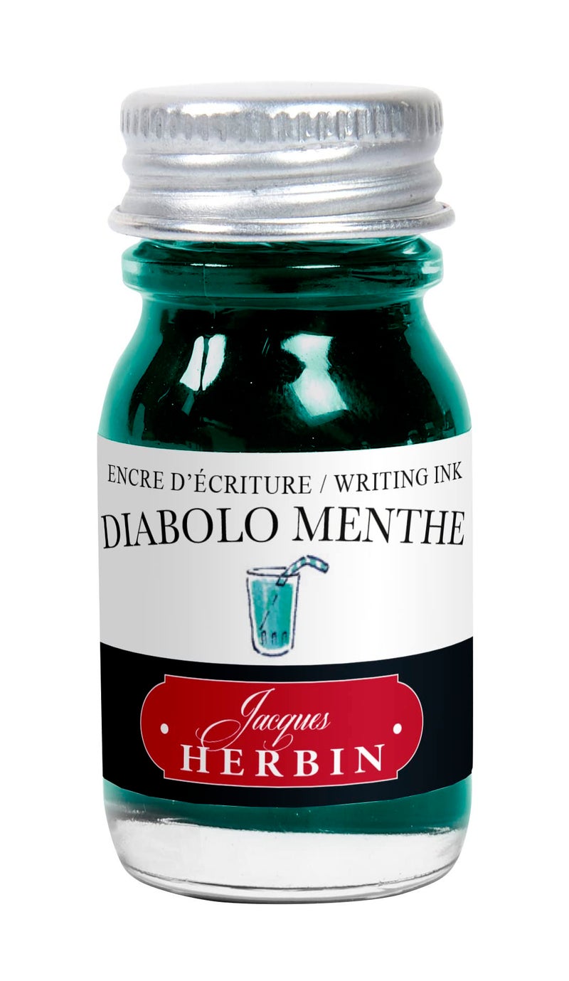 Jacques Herbin J. Herbin Fountain Pen Ink - 10 ml Bottled - Diabolo Menthe - Image 1